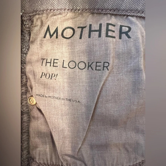 MOTHER The Looker Pop! Skinny Jeans In French Lilac Size 25 - Picture 4 of 10